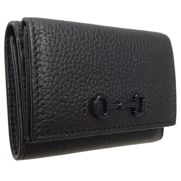 GUCCI Black Horsebit Wallet - Picture 2 of 10